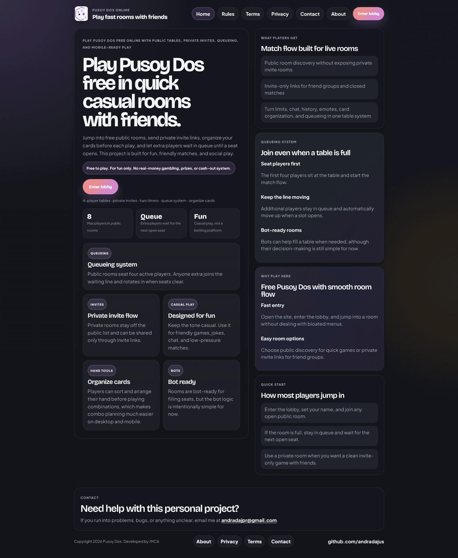 Pusoy Dos Online screenshot 1