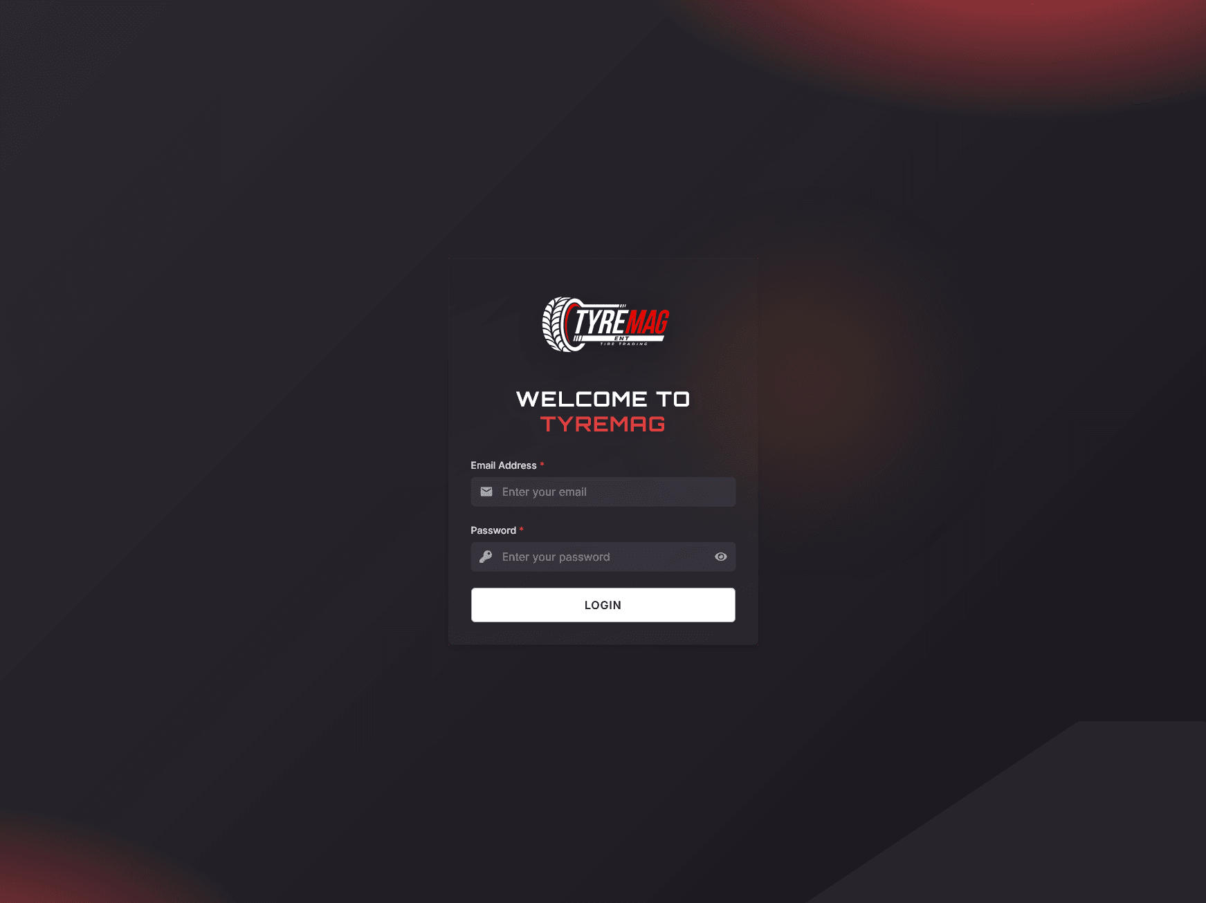 TyreMag Management System screenshot 1